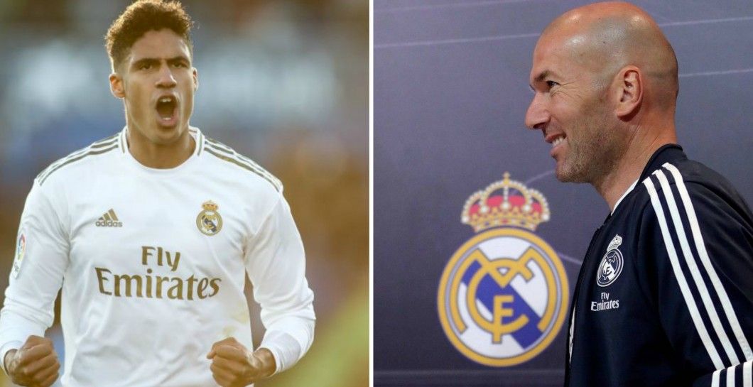 Varane y Zidane