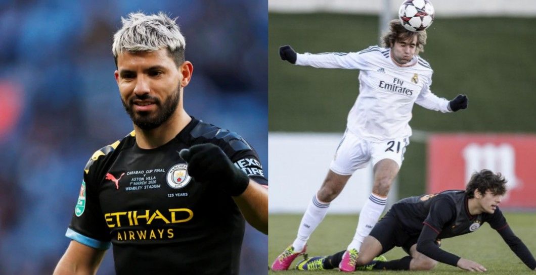 Agüero e Iván Sáez