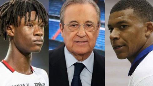 Mbappe, Camavinga y Florentino