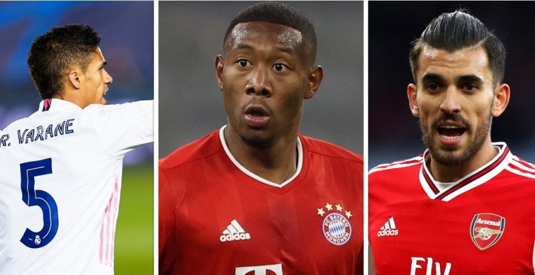 Varane, Alaba y Ceballos