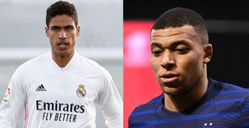 Varane y Mbappé