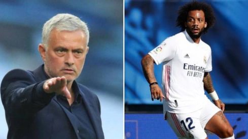 Mourinho y Marcelo