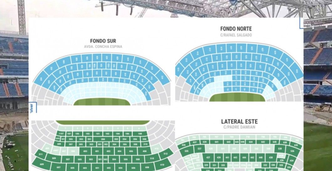 Asientos Disponibles Bernabéu