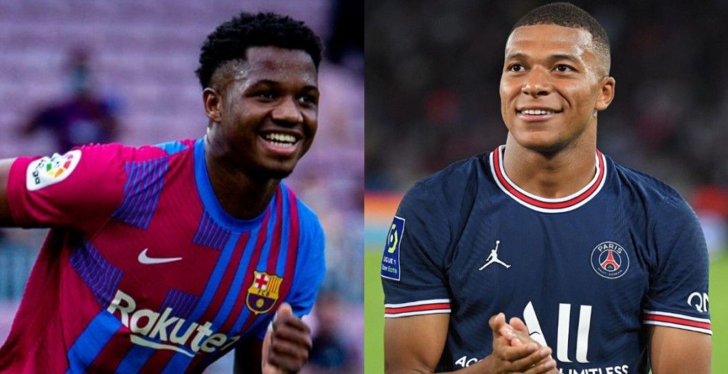Ansu Fati y Mbappé