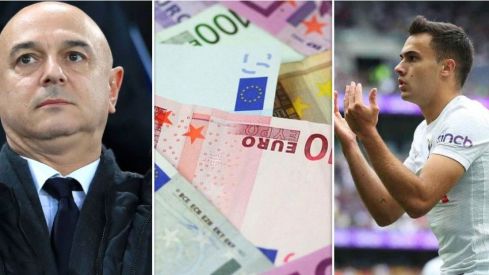 Daniel Levy y Sergio Reguilón