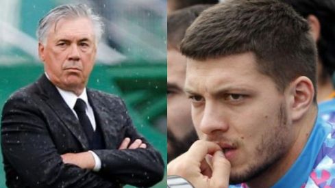 Ancelotti y Jovic