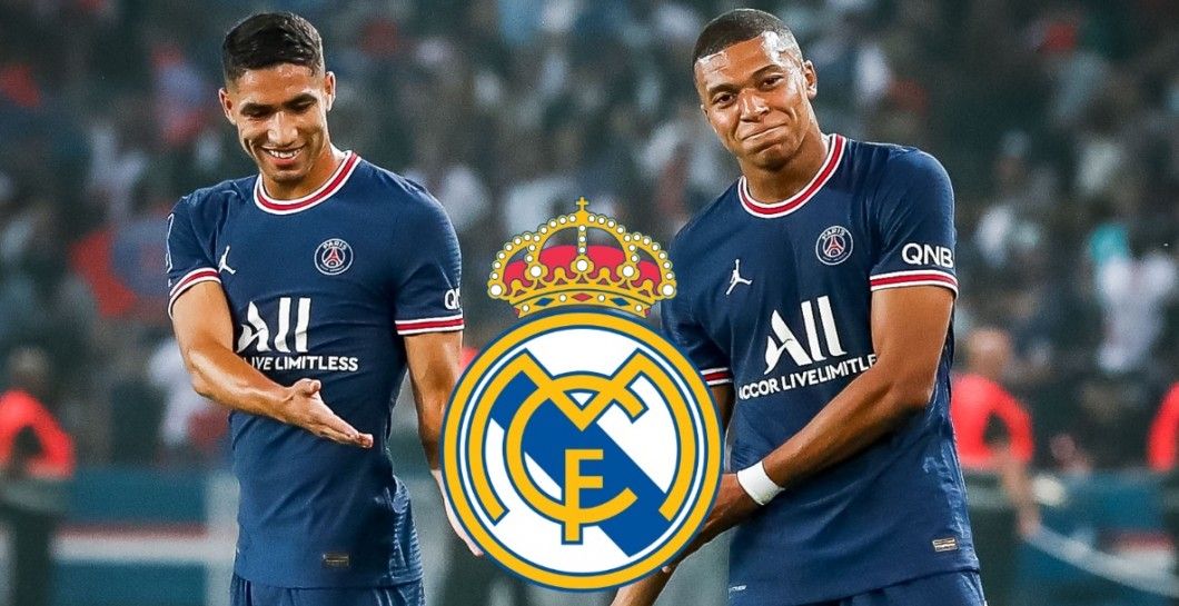 Mbappé y Achraf