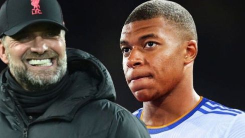 Jürgen Klopp y Kylian Mbappé
