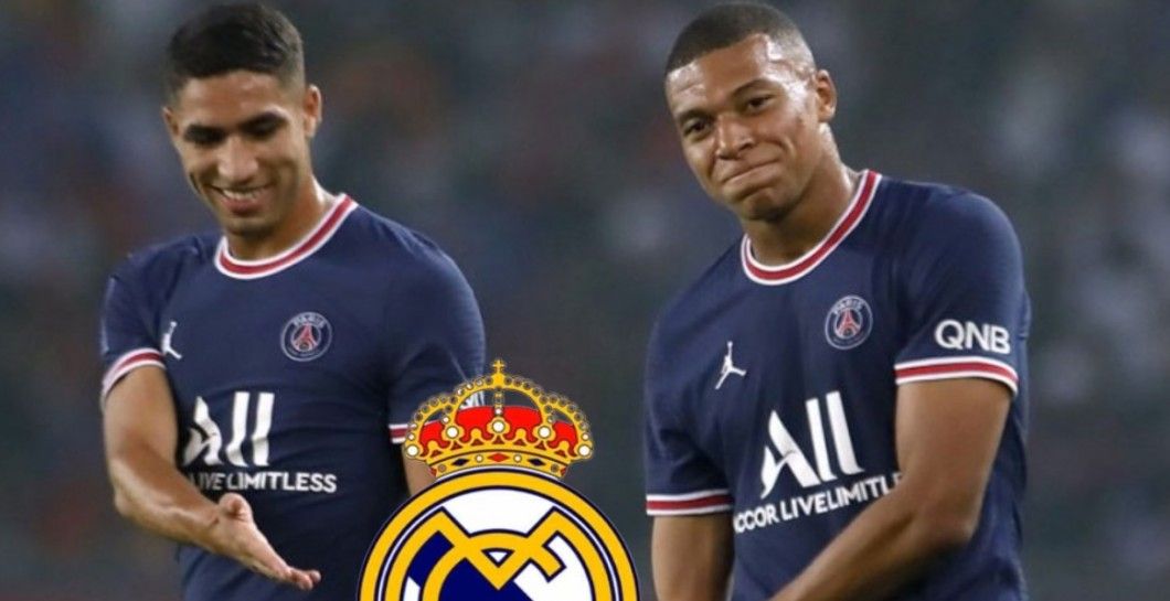 Mbappé y Achraf