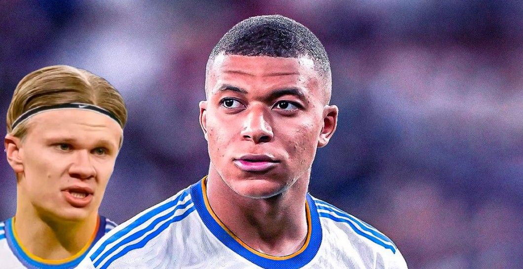 Erling Haaland y Kylian Mbappé