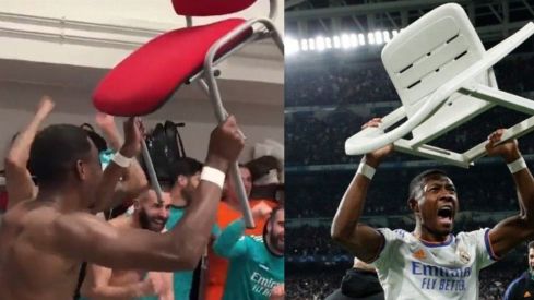 David Alaba y la silla