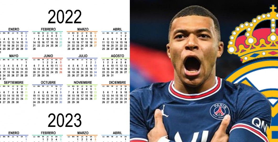 Calendario y Mbappé