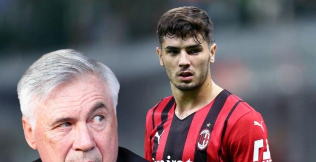 Carlo Ancelotti y Brahim Díaz Carlo Ancelotti y Brahim Díaz