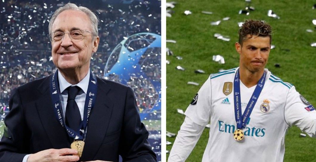 Florentino Pérez y Cristiano Ronaldo Florentino Pérez y Cristiano Ronaldo