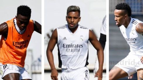 Vinicius, Rodrygo y Militao