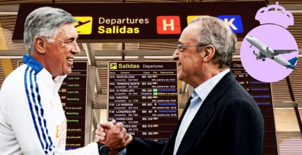 Florentino y Ancelotti