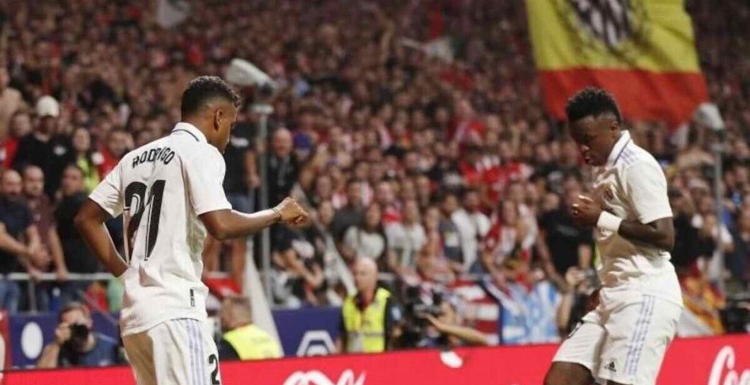 Baile de Vinicius y Rodrygo