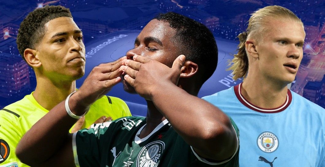Bellingham, Endrick y Haaland Bellingham, Endrick y Haaland