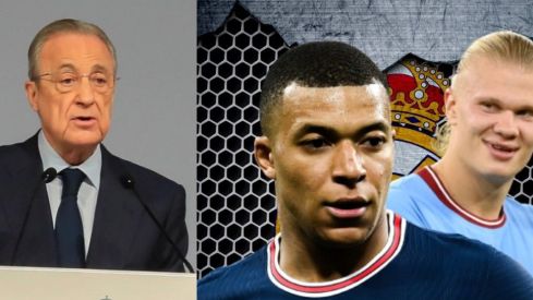 Florentino con Haaland y Mbappé
