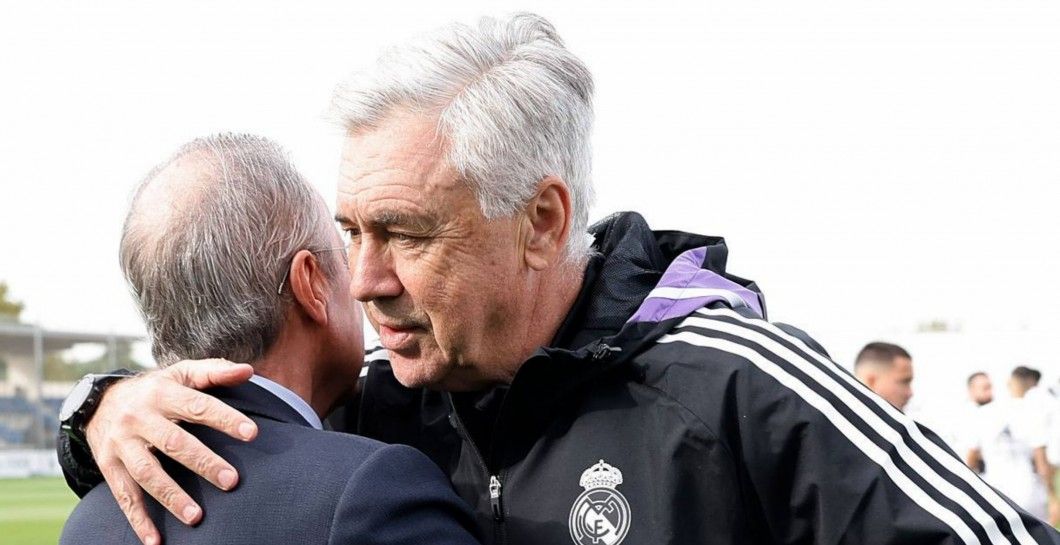 Florentino y Ancelotti