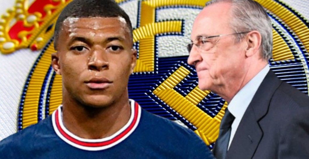 Florentino Pérez y Kylian Mbappé