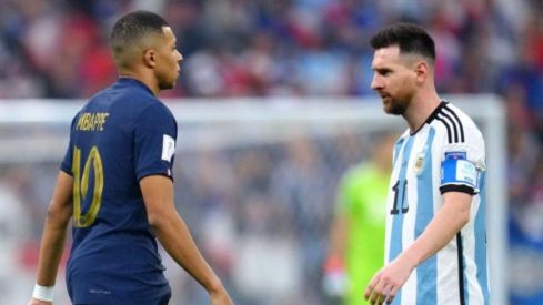 Mbappé y Messi