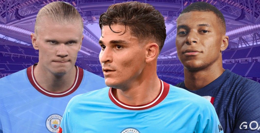 Haaland, Julián Álvarez, Mbappé