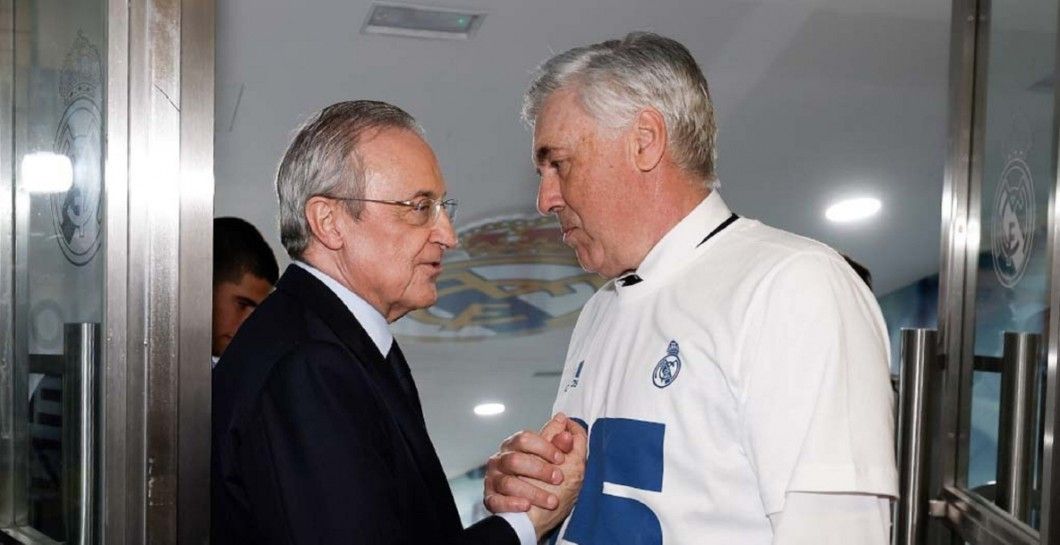 Florentino y Ancelotti