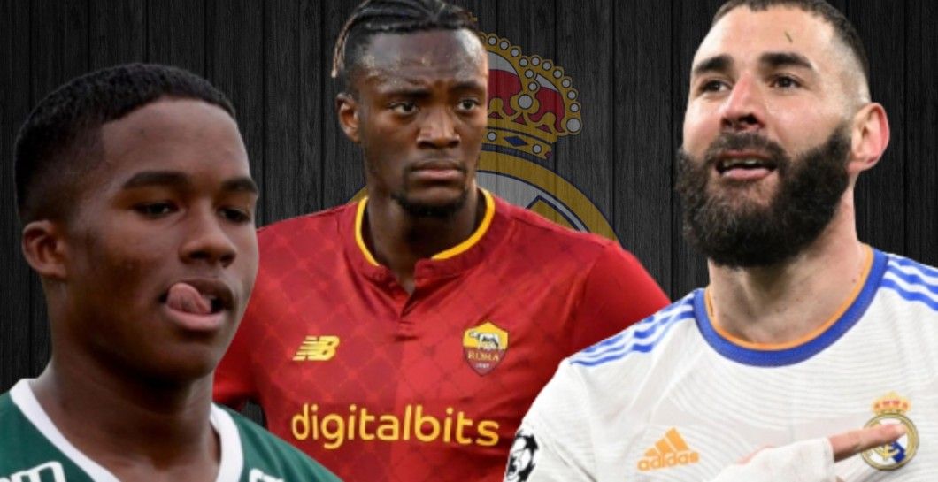 Endrick, Karim Benzema y Tammy Abraham