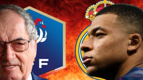 Noel Le Graet y Kylian Mbappé