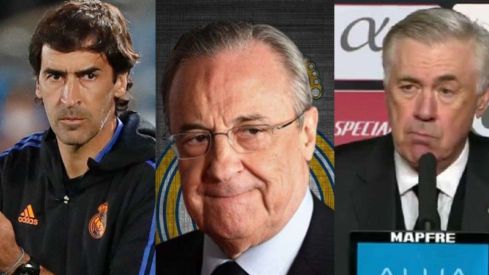 Raúl, Florentino y Ancelotti