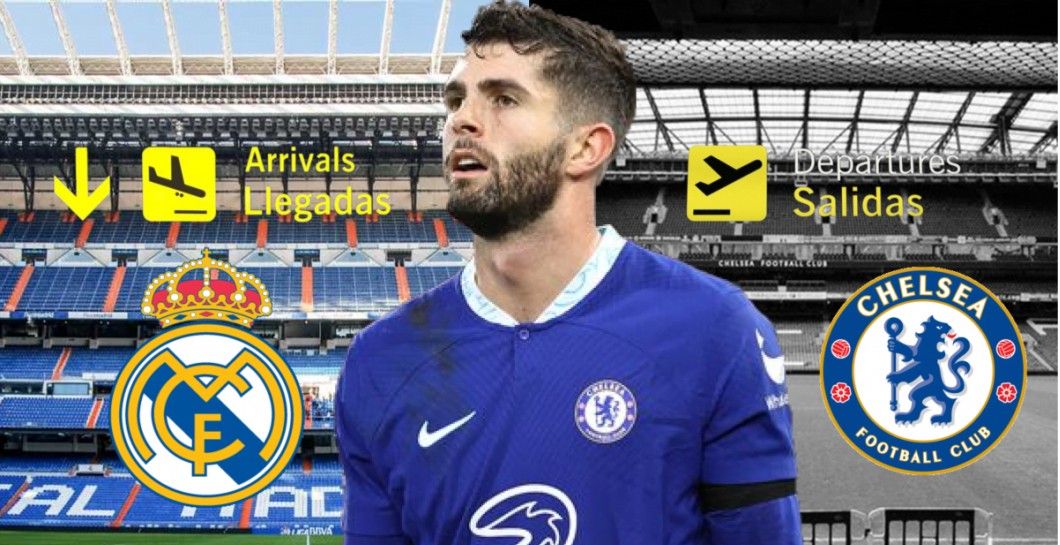 Christian Pulisic podría cambiar Stamford Bridge por el Santiago Bernabéu