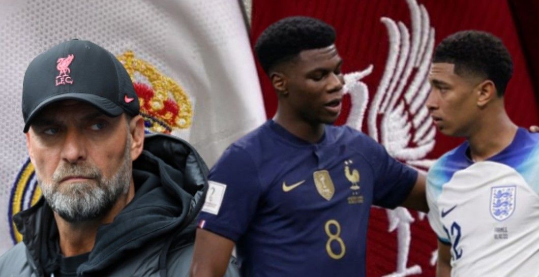 Jurgen Klopp., Aurelien Tchouameni y Jude Bellingham