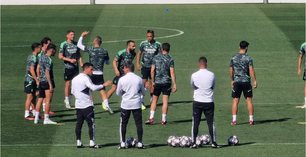 Entrenamiento del Real Madrid