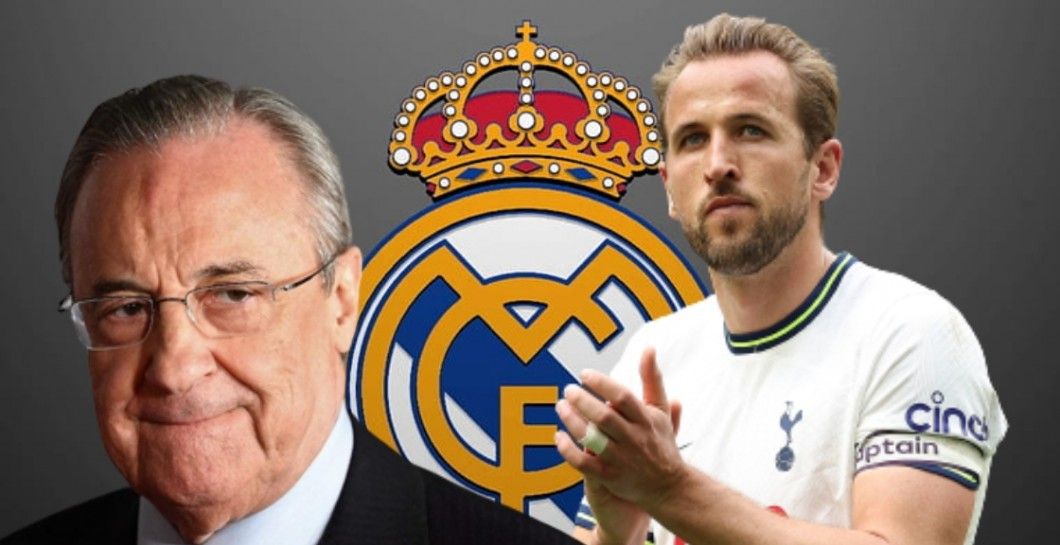 Harry Kane y Florentino Pérez