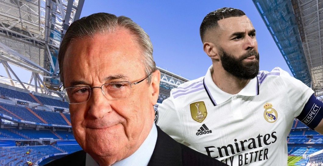 Florentino Pérez y Karim Benzema