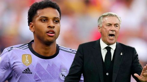 Rodrygo y Ancelotti