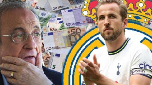 Florentino Pérez y Harry Kane