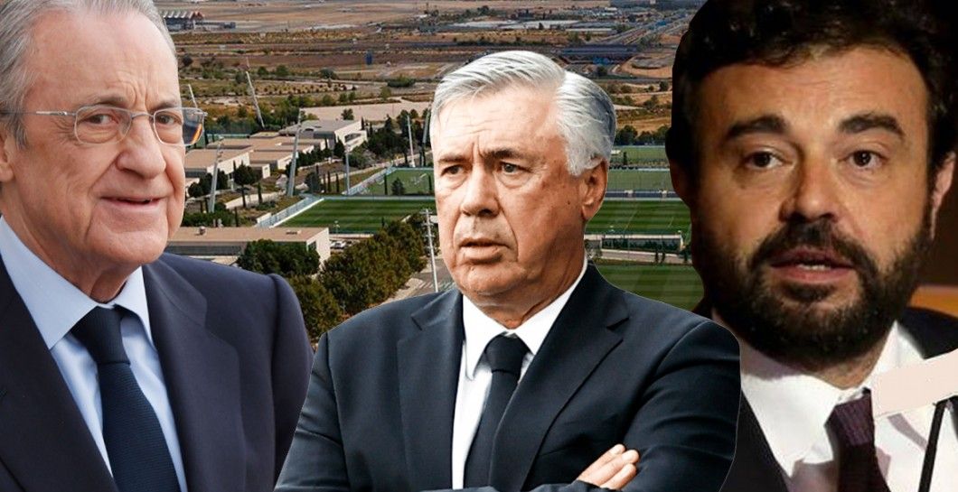 Florentino Pérez, Carlo Ancelotti, José Ángel Sánchez
