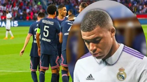 Mbappé se 'confiesa' con su gran amigo en el vestuario del Parque de los Príncipes