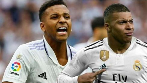 Rodrygo y Mbappé