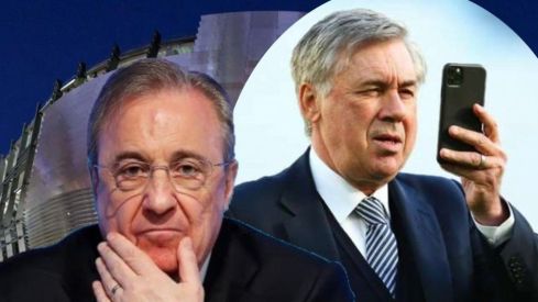 Ancelotti recibió una llamada que no prosperó con Florentino Pérez