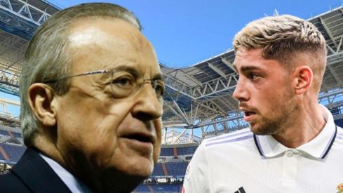 Florentino Pérez y Fede Valverde