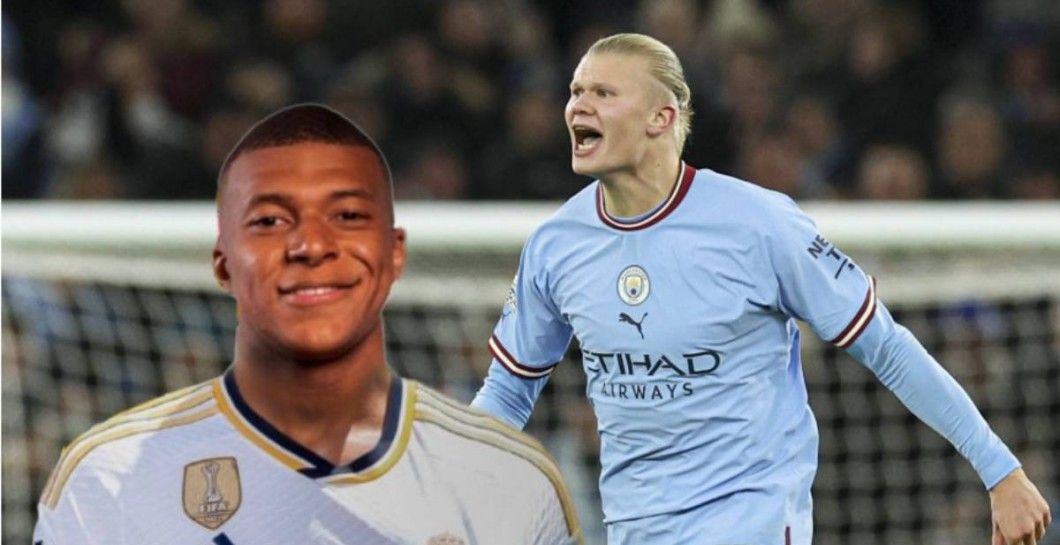 Mbappé y Haaland Mbappé y Haaland