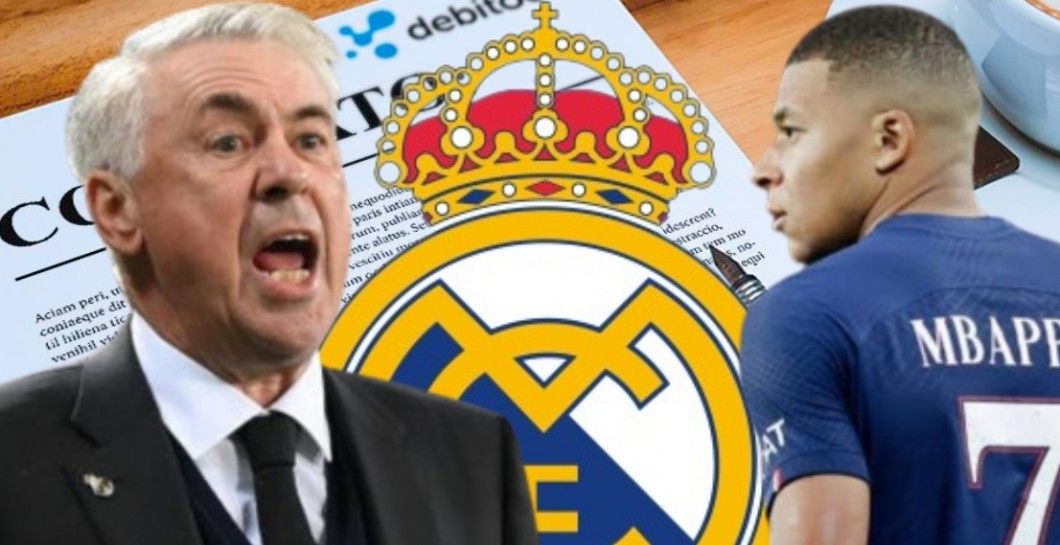 Kylian Mbappé y Carlo Ancelotti