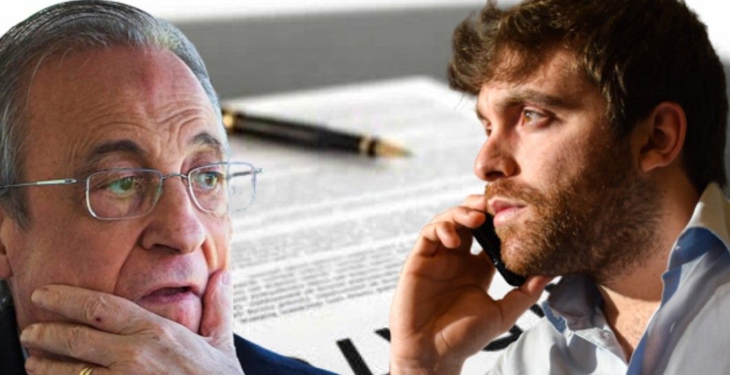 Florentino Pérez y Fabrizio Romano