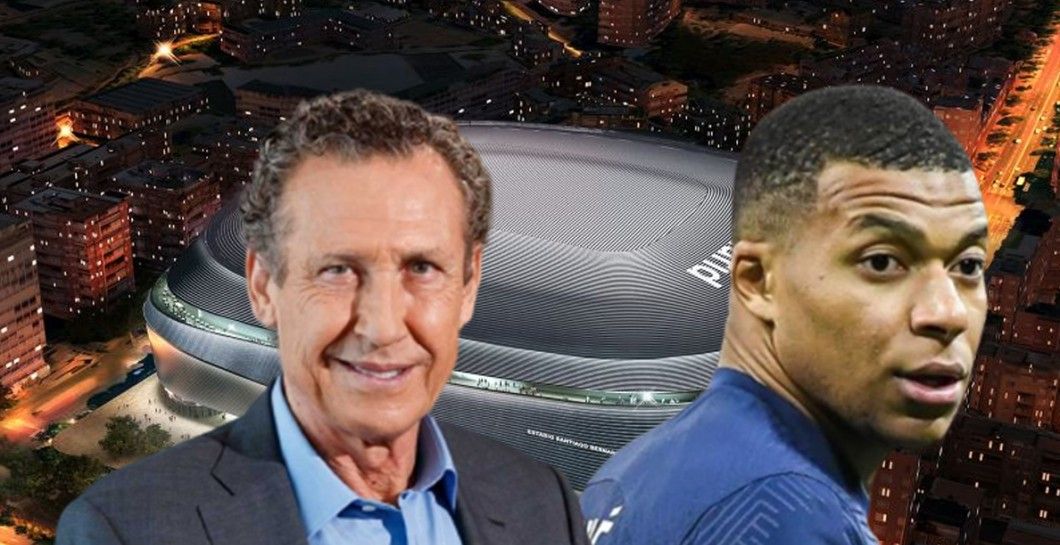 Jorge Valdano y Kylian Mbappé