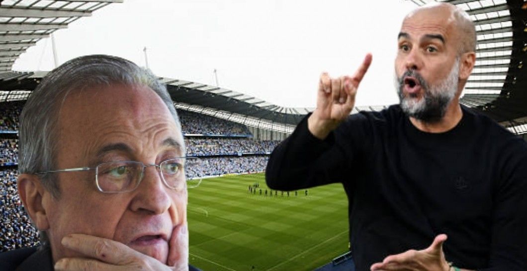 Florentino Pérez y Pep Guardiola
