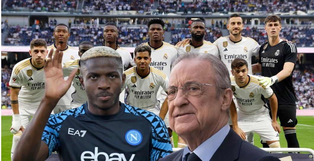Victor Osimhen y Florentino Pérez