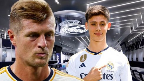 Toni Kroos y Arda Güler